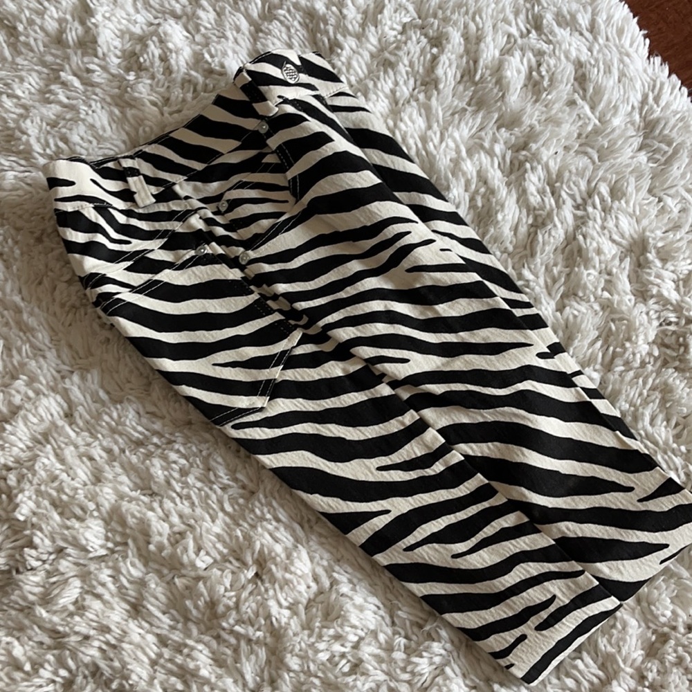Zebra Striped Pants - Picture 2 of 4